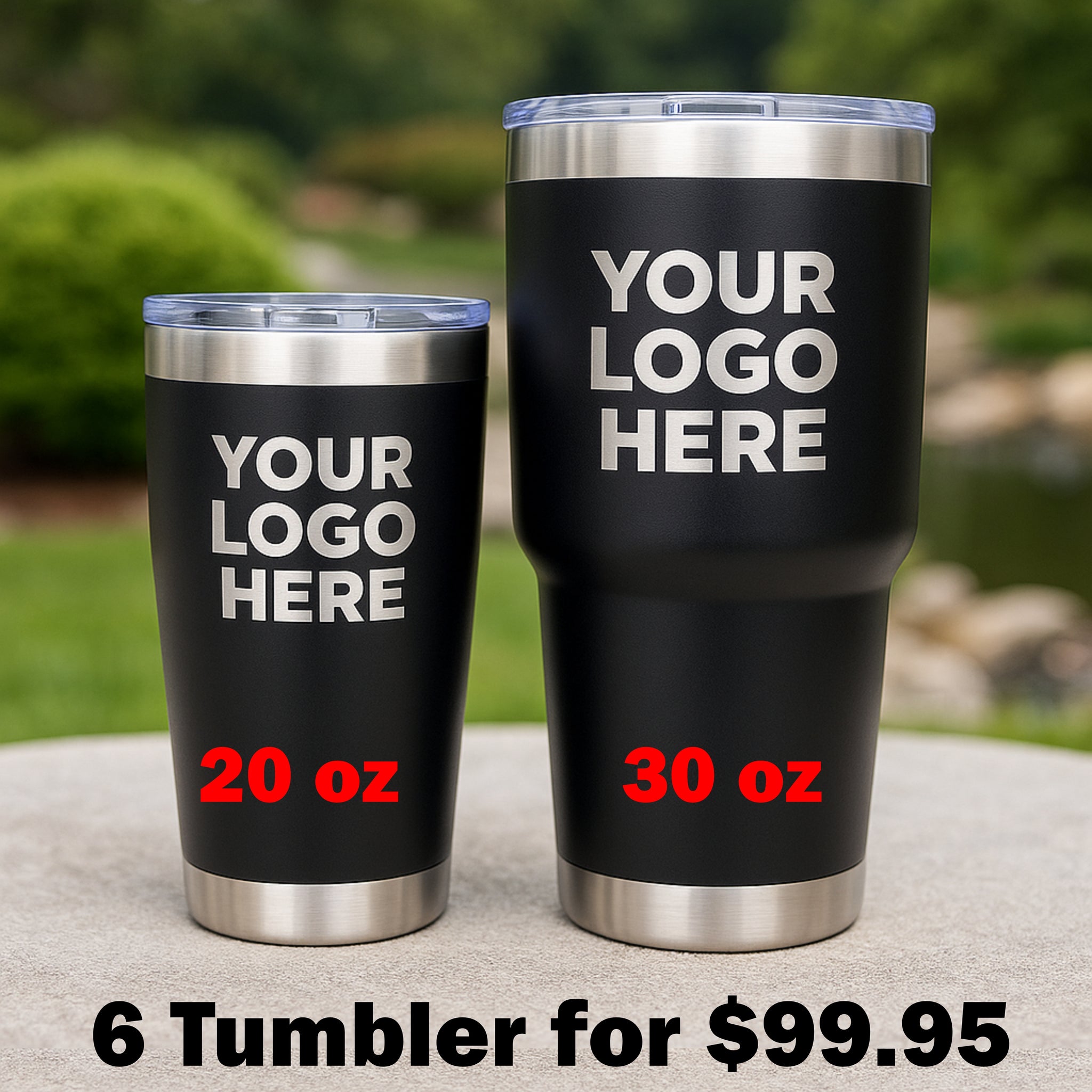 6 tumblers for $99.95