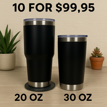 10 tumblers for $99.95 SPECIAL